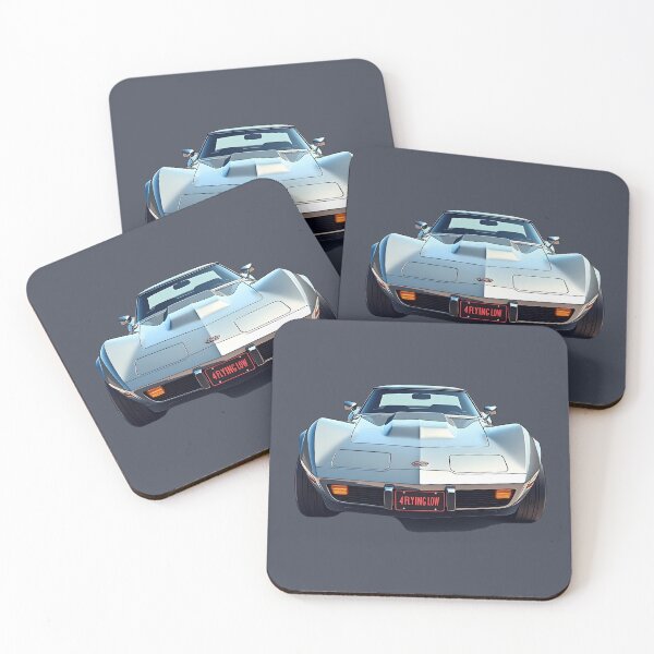 Artikelvorschau, Silbernes amerikanisches Muscle-Car – 4 Flying Low entworfen und verkauft von Museum Of Non-Existing Art.