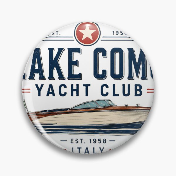 Item preview, Lake Como Yacht Club Vintage Boat | Italian Wooden Speedboat Design designed and sold by Asfyi.