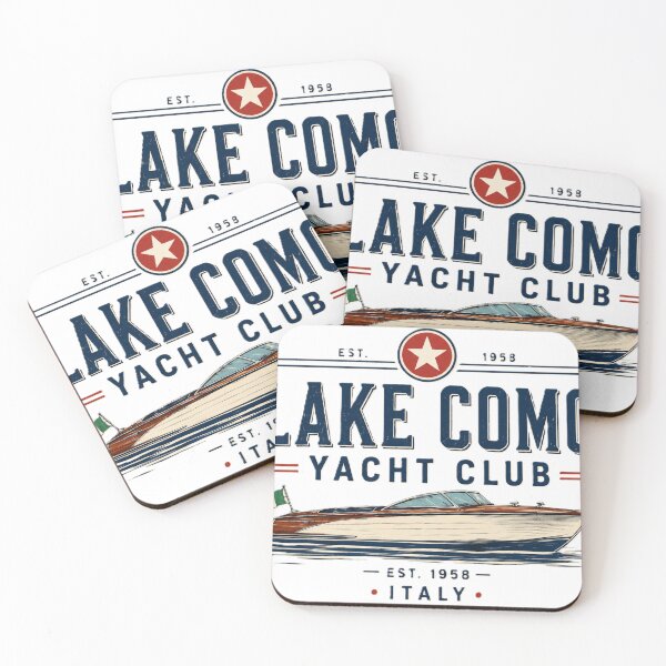 Item preview, Lake Como Yacht Club Vintage Boat | Italian Wooden Speedboat Design designed and sold by Asfyi.