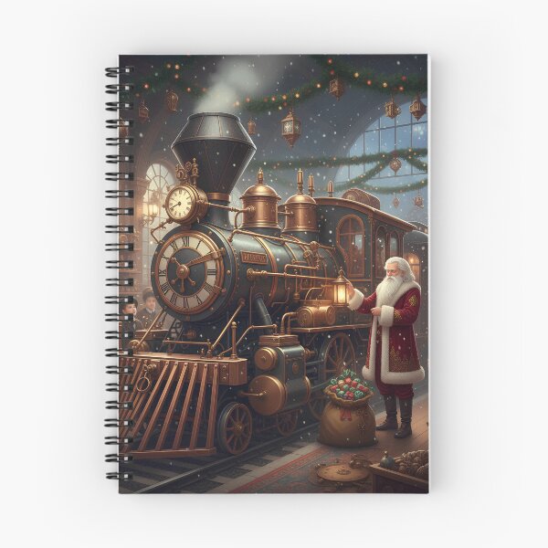 Item preview, Steampunk North Pole Express Train designed and sold by Floraphoria.