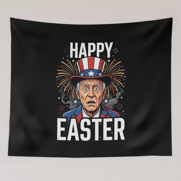 Item preview, Happy Easter Shocked Uncle Sam Funny American Holiday Humor designed and sold by SofenArt.