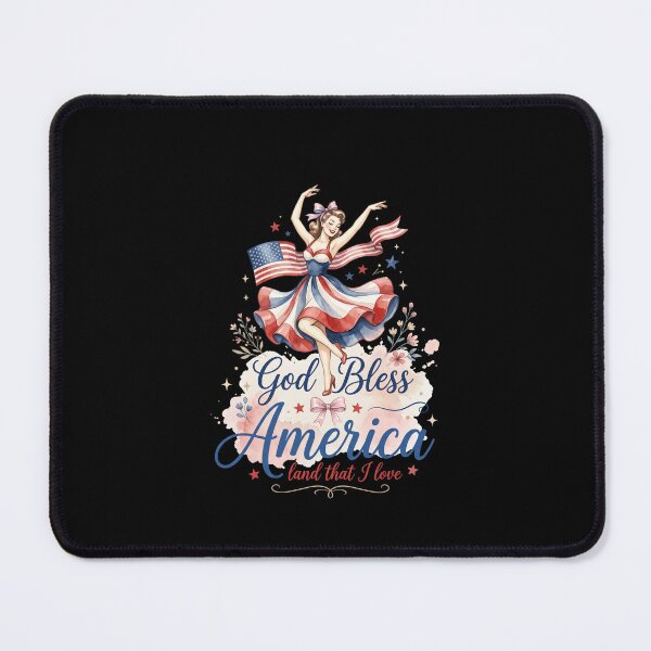 Item preview, God Bless America Land That I Love Patriotic American USA Patriot designed and sold by SofenArt.