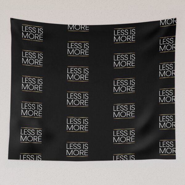 Item preview, Less Is More designed and sold by Tharaazu.