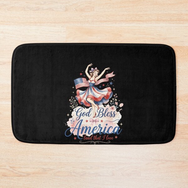 Item preview, God Bless America Land That I Love Patriotic American USA Patriot designed and sold by SofenArt.