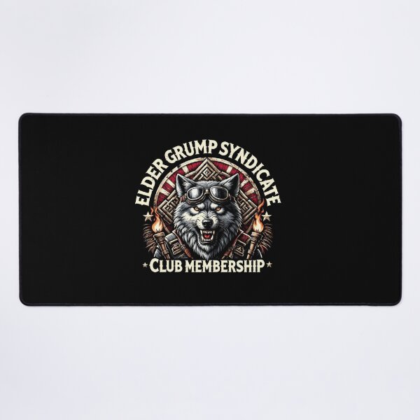 Item preview, Elder Grump Syndicate Wolf Club Membership Design designed and sold by artlife4.
