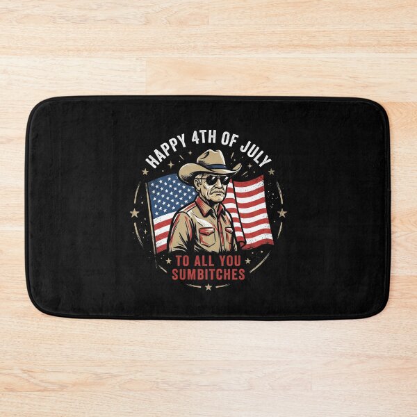 Item preview, Happy 4th Of July To All You Sumbitches Patriot Cowboy designed and sold by SofenArt.