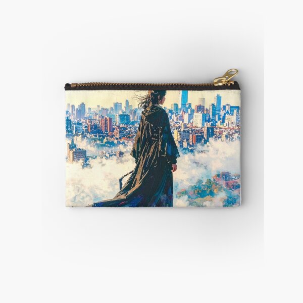 Item preview, Anime Girl Overlooking Skyline designed and sold by BetweenForms.