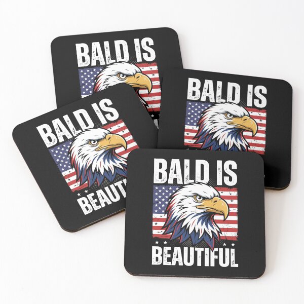 Item preview, Bald Is Beautiful Bald Men American Patriot designed and sold by SofenArt.