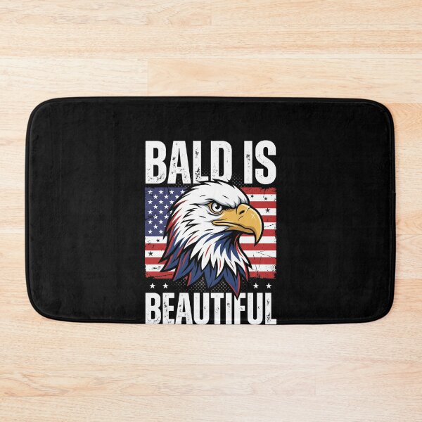 Item preview, Bald Is Beautiful Bald Men American Patriot designed and sold by SofenArt.