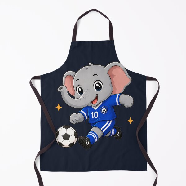 Item preview, Cute Kawaii Soccer Elephant Number 10 designed and sold by Seculinator.
