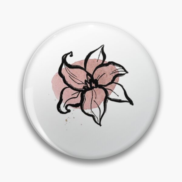Item preview, Floral sticker design designed and sold by Line & Arc Co..