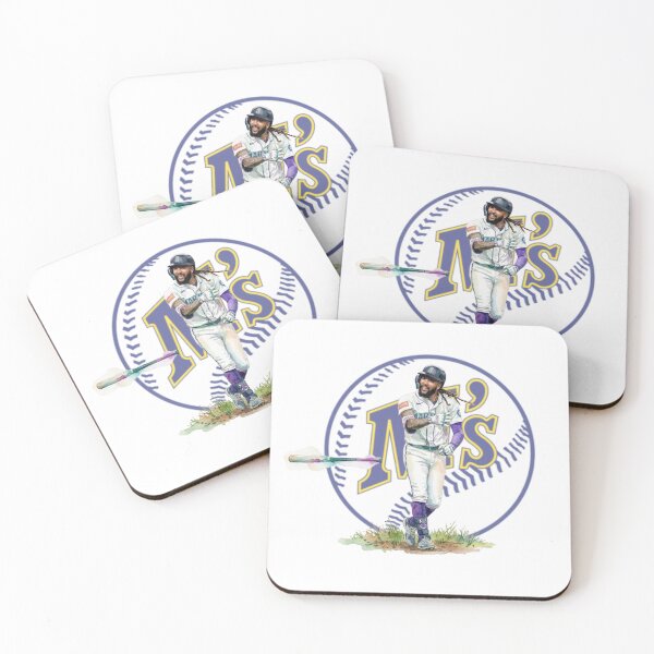 Item preview, Julio Rodriguez Seattle Baseball Watercolor Art designed and sold by cucuzeus.