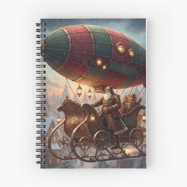 Item preview, Santa's Steampunk Airship Sleigh designed and sold by Floraphoria.