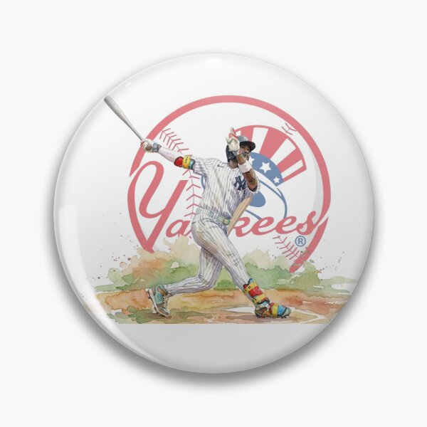 Item preview, NY Baseball Watercolor Hitter Swing designed and sold by cucuzeus.