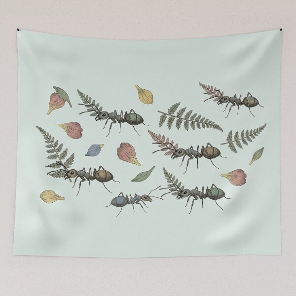 Item preview, Forest Leafcutter Ants Botanical Nature designed and sold by BirdsnStuff.