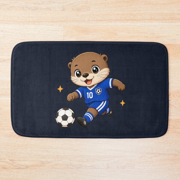 Item preview, Cute Kawaii Soccer Otter Number 10 designed and sold by Seculinator.