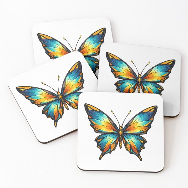 Item preview, Colorful Butterfly – Nature Art designed and sold by Yomere.
