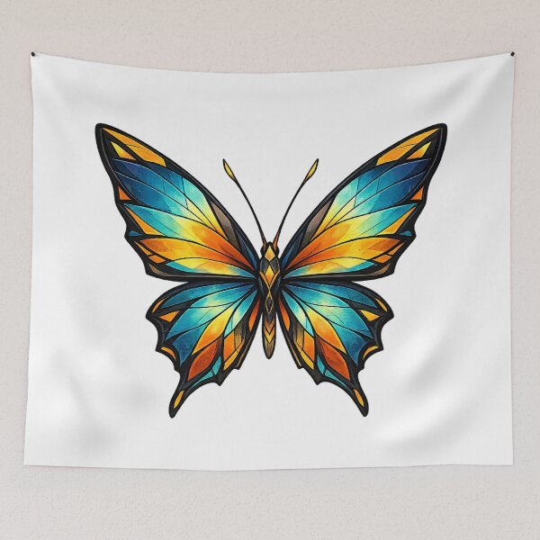 Item preview, Colorful Butterfly – Nature Art designed and sold by Yomere.