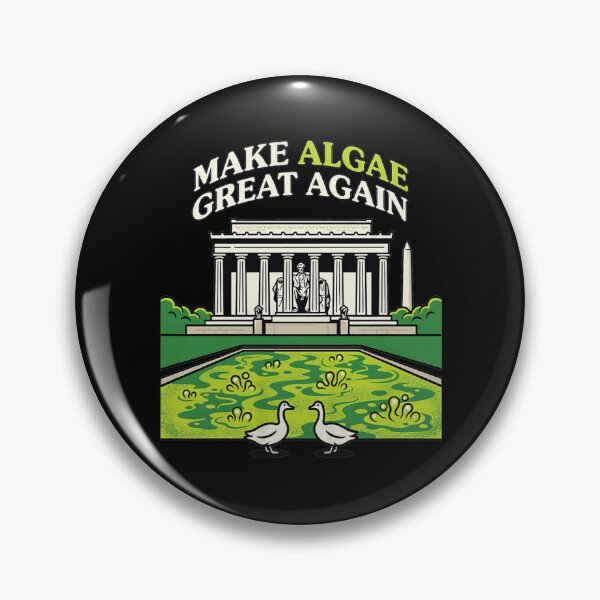 Item preview, Make Algae Great Again Lincoln Memorial Washington DC Satire designed and sold by Ali-printshop.