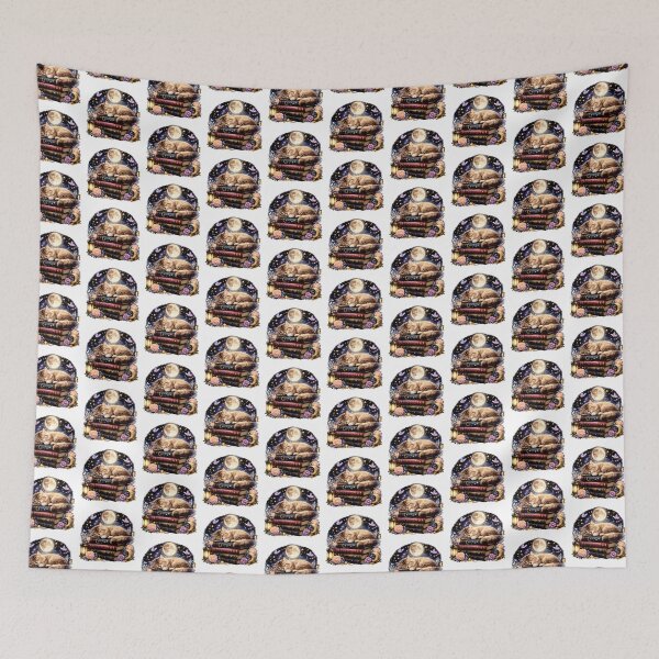 Item preview, Sleeping Moonlit Cat | Dreamy Book Lover Fantasy Art designed and sold by Clothes With Smiling Animals Walt Gral.