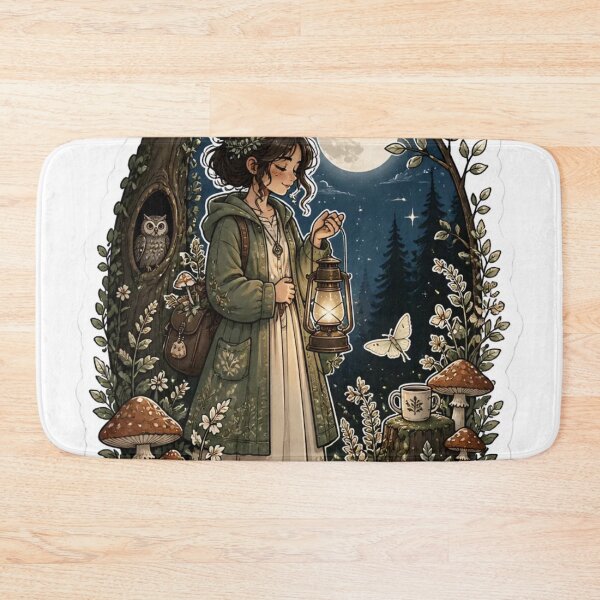 Item preview, Cottagecore Night Shift Forest Keeper designed and sold by StickyGuys.