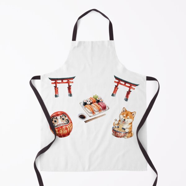 Item preview, Japanese Culture Watercolor Illustration Set designed and sold by BetweenForms.