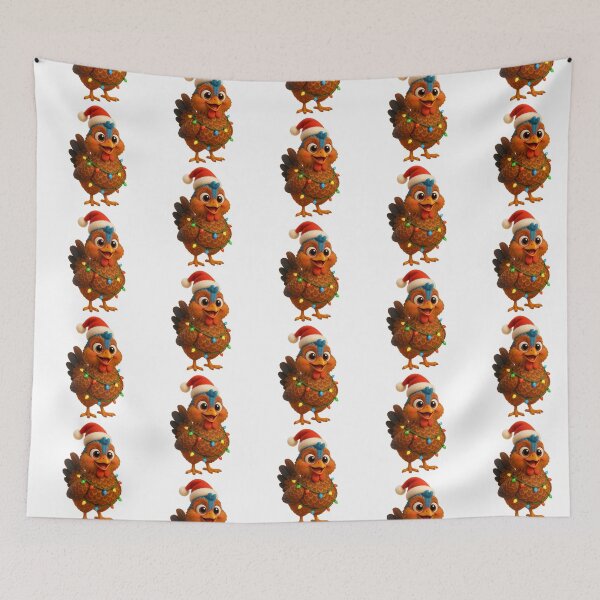 Item preview, Christmas Redcap Chicken designed and sold by Sillytoe.