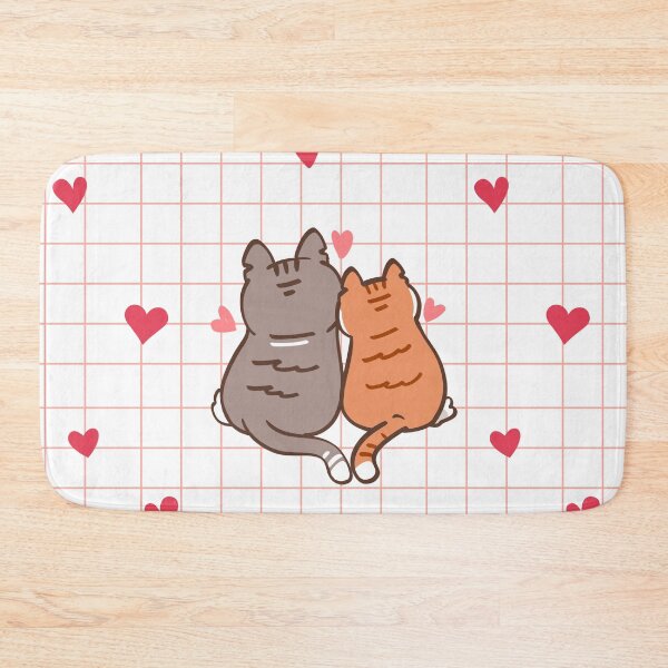 Item preview, Cats in Love / Hearts Pattern  designed and sold by ice-apparel.