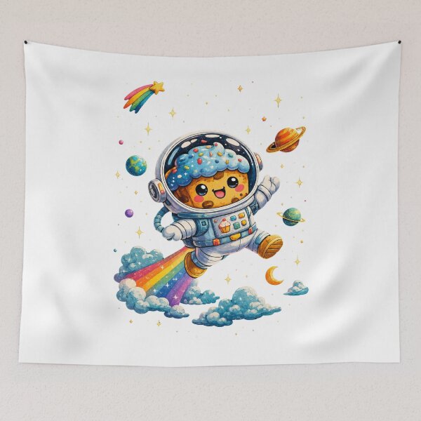 Item preview, Cute Space Muffin Astronaut designed and sold by Mysthor-Designs.