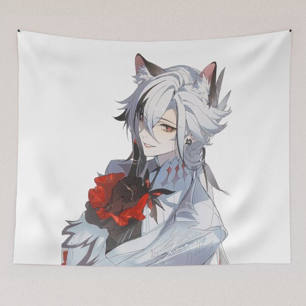 Item preview, Arlecchino Holding Flower Genshin Impact designed and sold by KomiArts.
