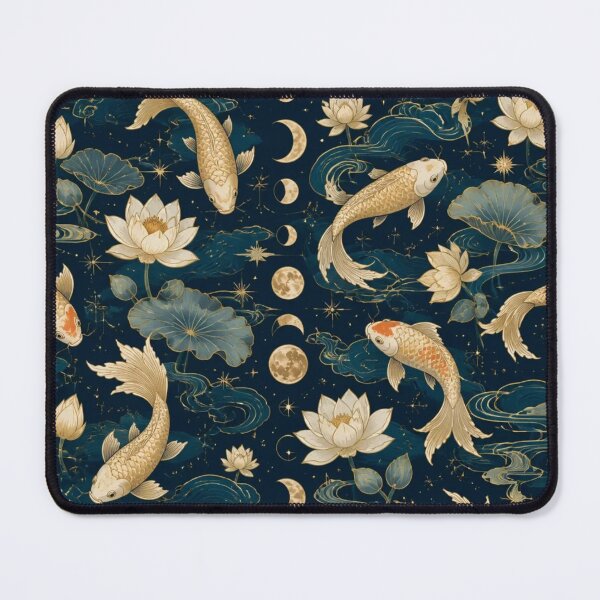Item preview, Lunar Koi Celestial Garden Pattern designed and sold by StickyGuys.
