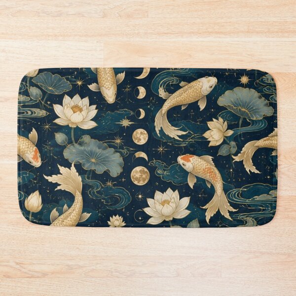 Item preview, Lunar Koi Celestial Garden Pattern designed and sold by StickyGuys.