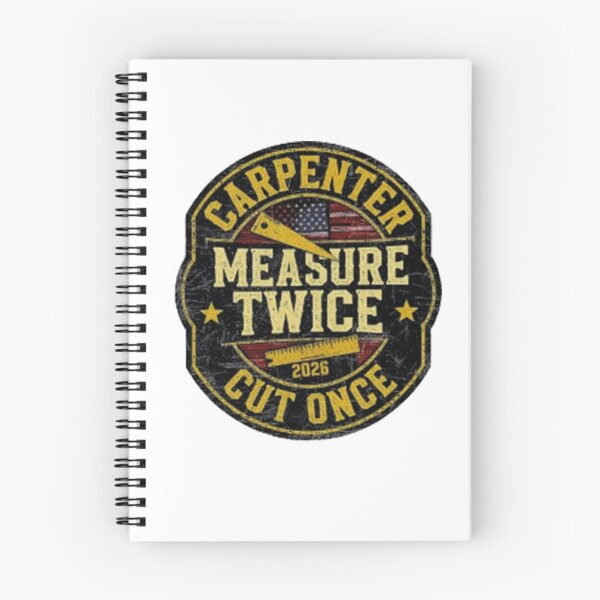 Item preview, Carpenter 2026 - Measure Twice Cut Once Sticker Gift designed and sold by Arties4Bread⭐⭐⭐⭐⭐.
