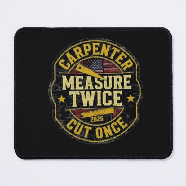 Item preview, Carpenter 2026 - Measure Twice Cut Once Sticker Gift designed and sold by Arties4Bread⭐⭐⭐⭐⭐.