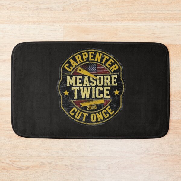 Item preview, Carpenter 2026 - Measure Twice Cut Once Sticker Gift designed and sold by Arties4Bread⭐⭐⭐⭐⭐.