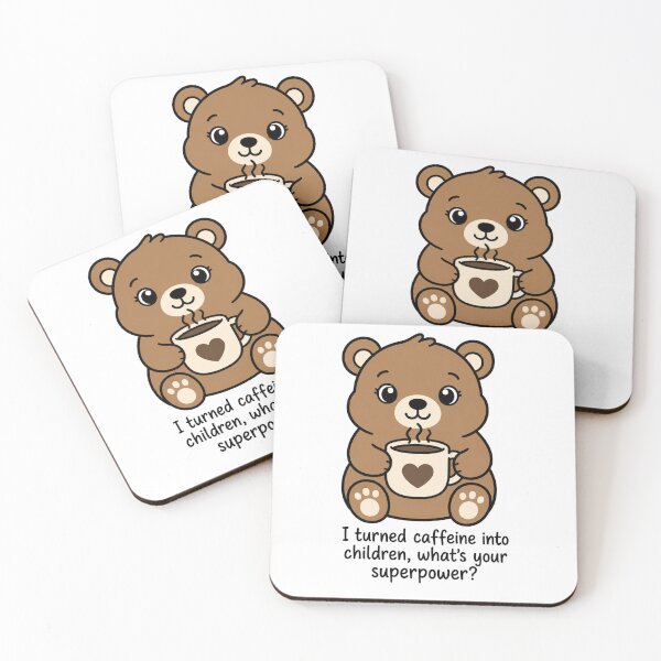 Item preview, Mama Bear Caffeine Superpower Funny Mom Gift designed and sold by Niles Wild.