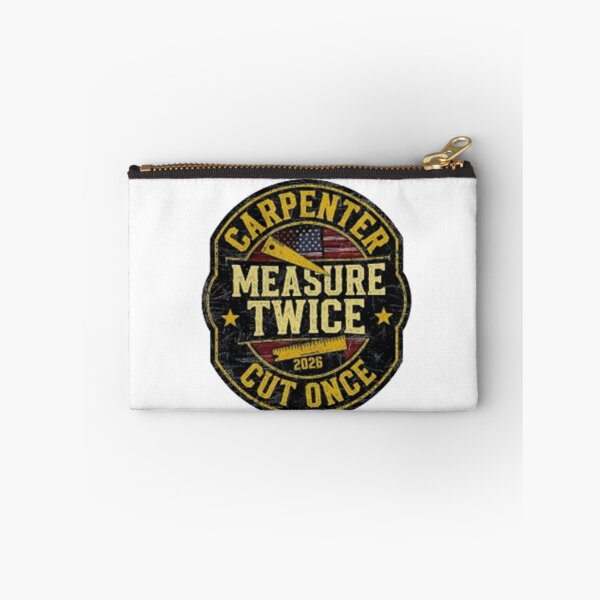 Item preview, Carpenter 2026 - Measure Twice Cut Once Sticker Gift designed and sold by Arties4Bread⭐⭐⭐⭐⭐.