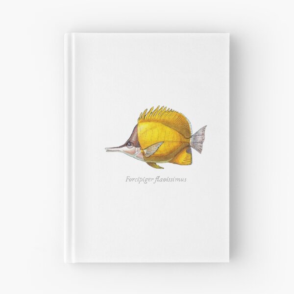 Item preview, Copy of Yellow Longnose Butterflyfish Scientific Name - Watercolor Illustration designed and sold by AquarellChill.