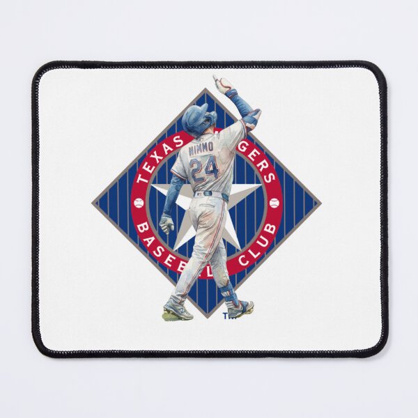 Item preview, Nimmo 24 Texas Baseball Watercolor Art designed and sold by cucuzeus.