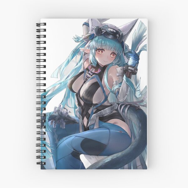 Item preview, Last Rite Long Blue Hair Arknights designed and sold by KomiArts.