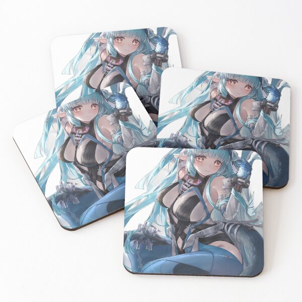 Item preview, Last Rite Long Blue Hair Arknights designed and sold by KomiArts.