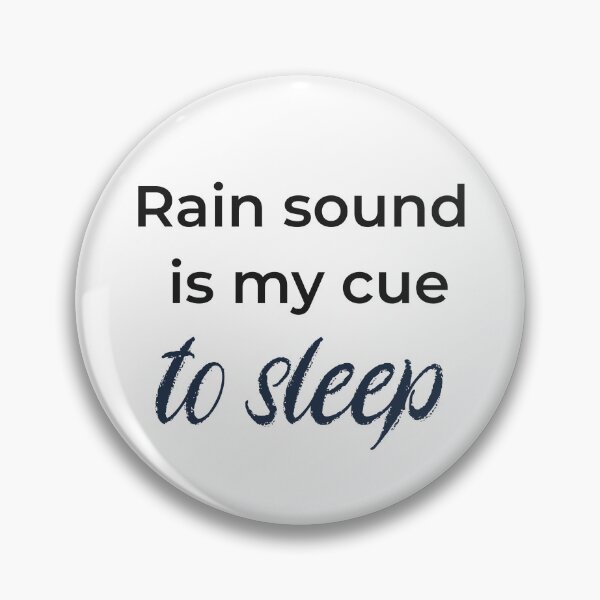 Item preview, Rain Is My Cue To Sleep designed and sold by After Midnight Studio.
