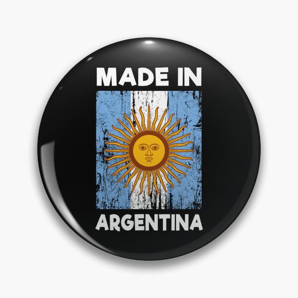 Item preview, Made In Argentina Vintage Distressed Flag Sol de Mayo Pride designed and sold by Dmetalx Art Apparel.