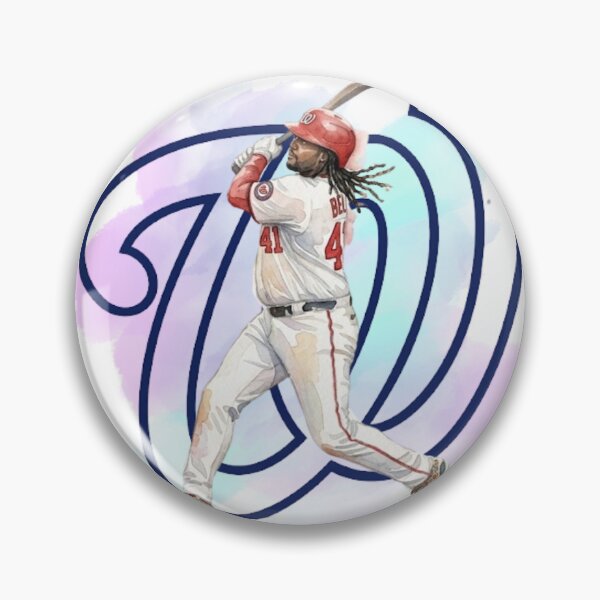 Item preview, Washington Baseball Batter Art Print - Josh Bell Painting designed and sold by cucuzeus.