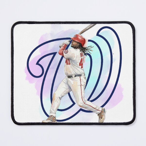Item preview, Washington Baseball Batter Art Print - Josh Bell Painting designed and sold by Turnersports.