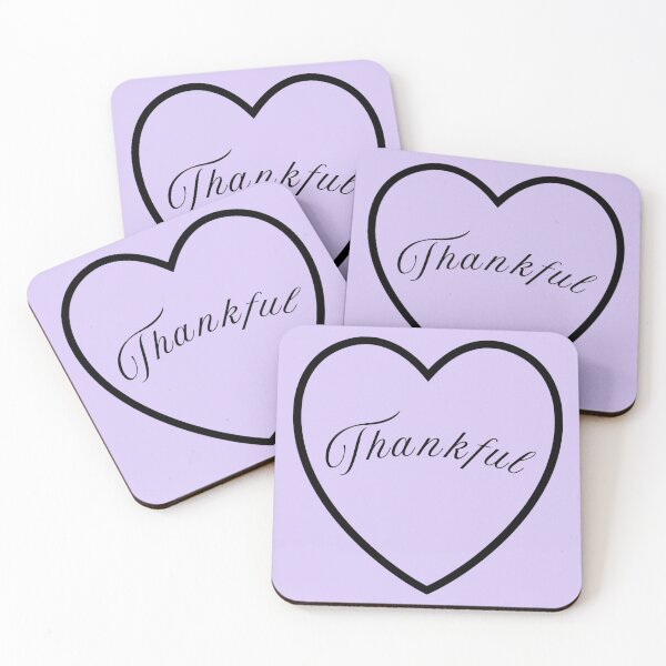 Item preview, Thankful Heart Text Prints Posters Wall Art Magnet Home Coffee Cup Decoration TShirt Stationary Notebook Magnet Hat Kitchen Work School Office Redbubble Shop designed and sold by Saritas Boutique Shop.