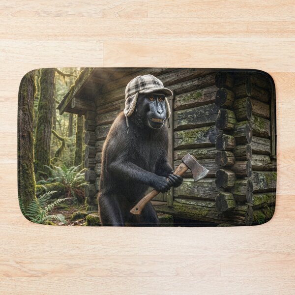 Item preview, Black Crested Macaque by His Log Cabin designed and sold by Tridentulus.