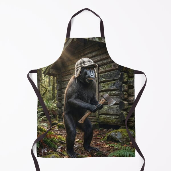 Item preview, Black Crested Macaque by His Log Cabin designed and sold by Tridentulus.