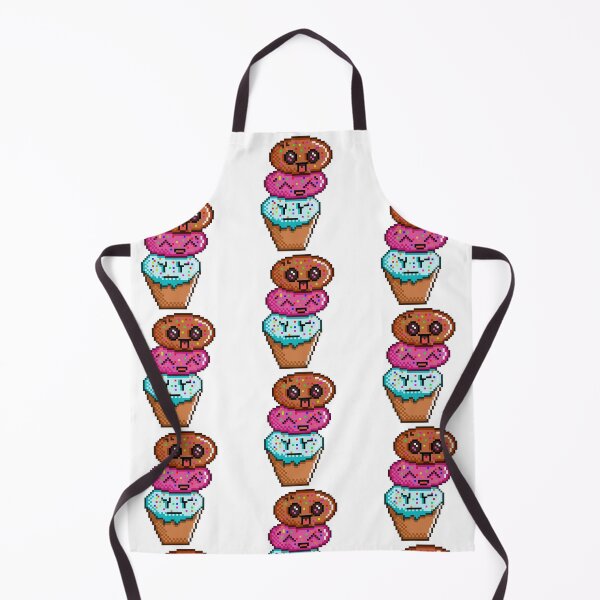 Item preview, Triple Scoop Ice Cream Pixel Art designed and sold by RetroRlx.