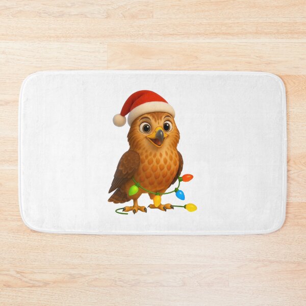 Item preview, Christmas Red-Shouldered Hawk designed and sold by Sillytoe.